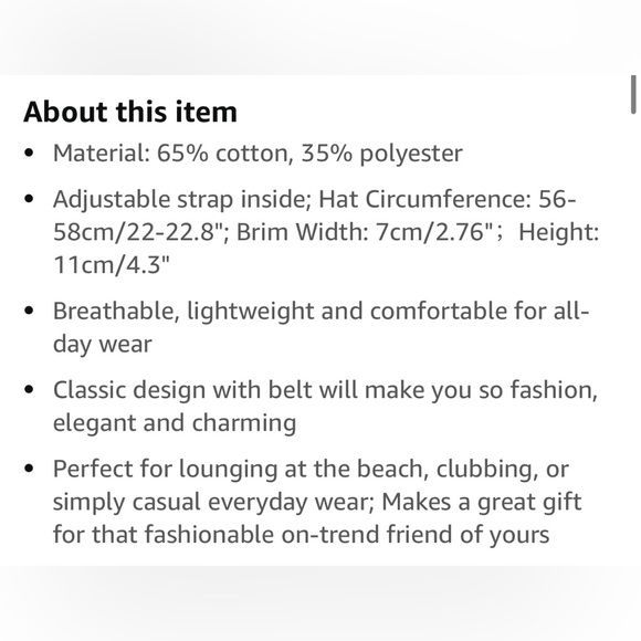 Belt buckle fedora hat - Picture 2 of 7